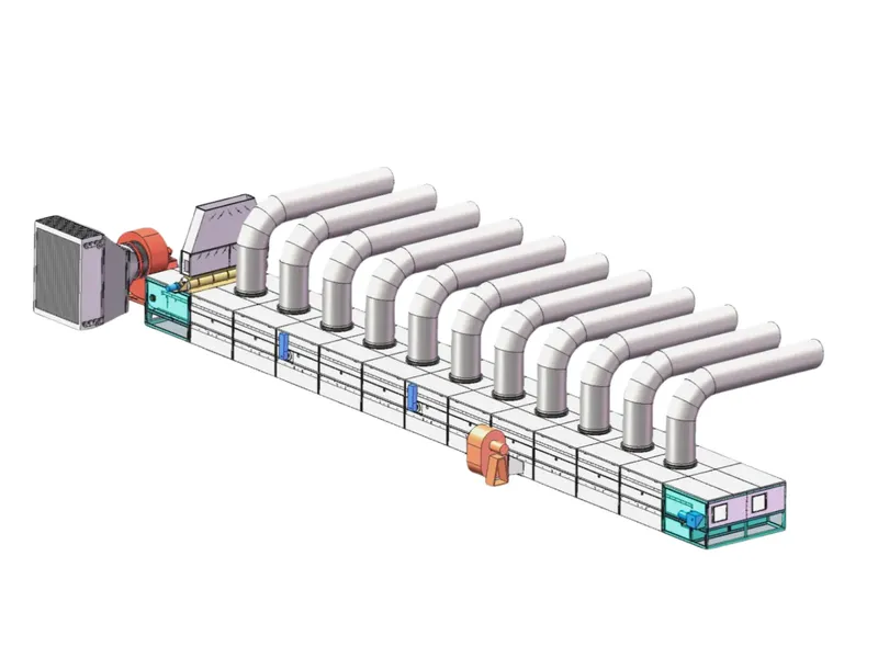 Horizontal Dryer-Cooler