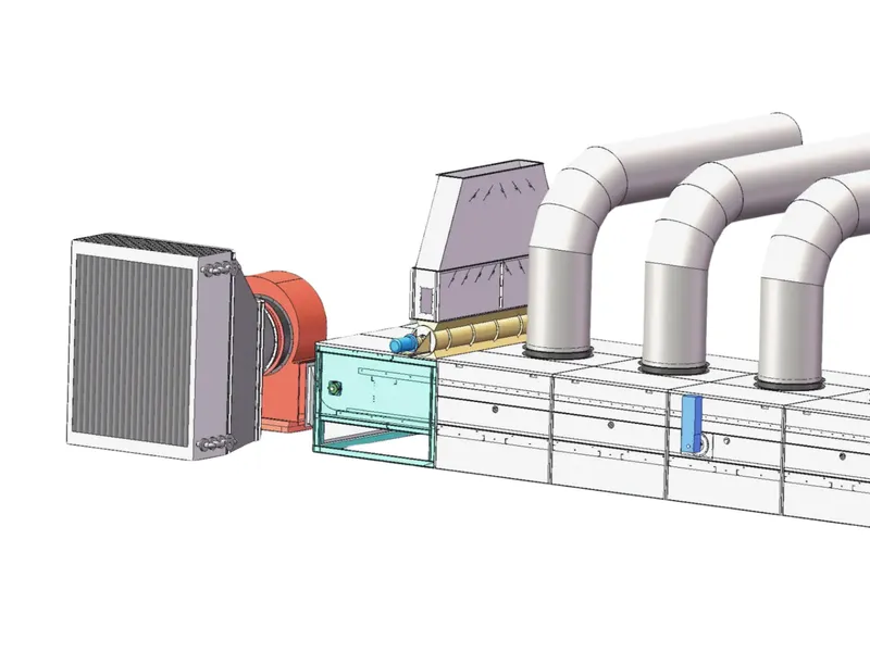 Horizontal Dryer-Cooler