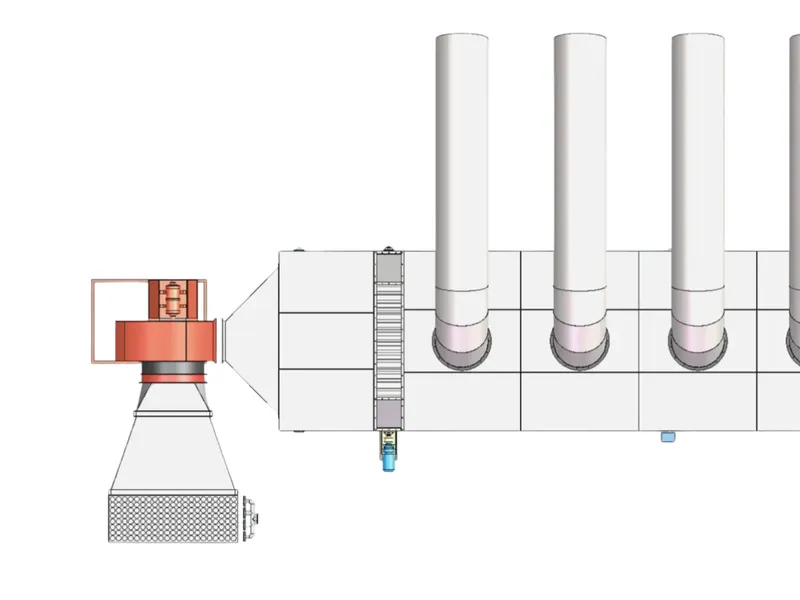 Horizontal Dryer-Cooler