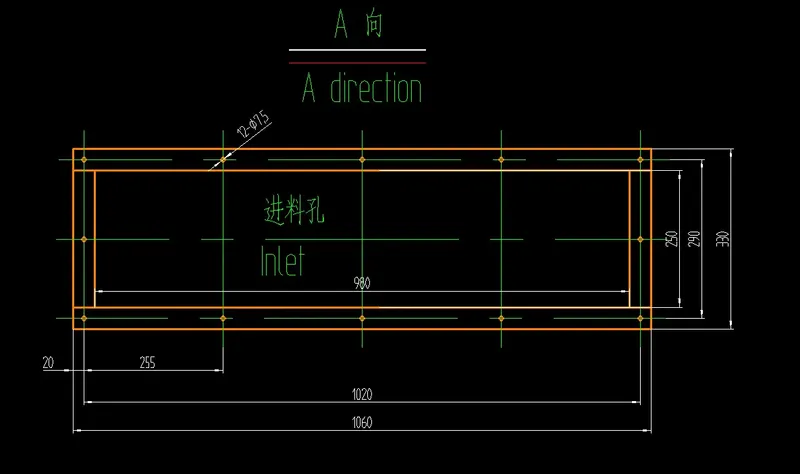 The inlet can be customized according to the customer’s specific requirements